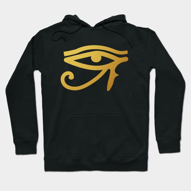 Eye Of Horus Ra Graphic Ancient Egyptian Culture Hoodie by UNDERGROUNDROOTS